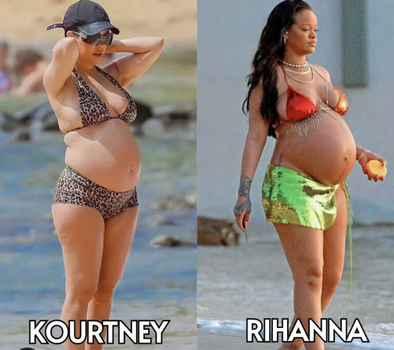 (Photo) Kourtney pensait qu’elle était Rihanna 😂😭